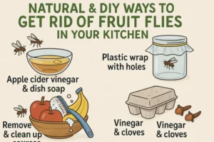 Natural and DIY Ways to Get Rid of Fruit Flies in Your Kitchen