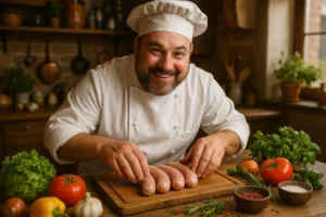 Preparing Bratwurst for Cooking