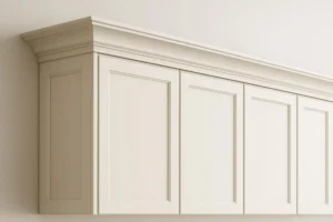 Simple Crown Molding for Kitchen Cabinets