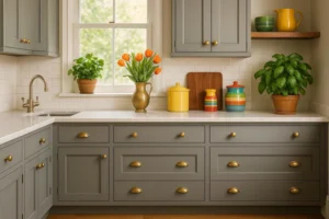 How to Style Gray Kitchen Cabinets