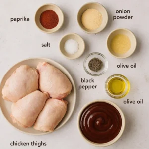 Ingredients You’ll Need to Make Juicy BBQ Chicken in the Air Fryer