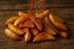 Seasoning and Coating Fried Potatoes