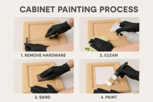 Step-by-Step Breakdown of the Cabinet Painting Process