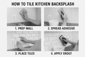 Step-by-Step Guide on How to Tile Kitchen Backsplash