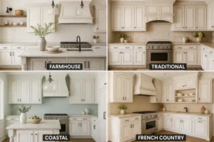Top Design Styles Featuring White Distressed Cabinets
