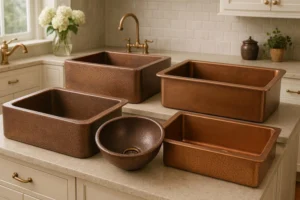 Types of Copper Kitchen Sinks