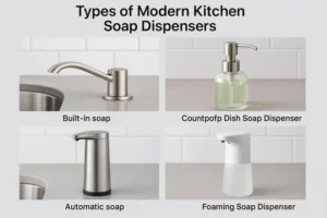 Types of Modern Kitchen Soap Dispensers
