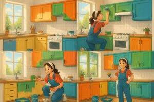 how to paint kitchen cabinets