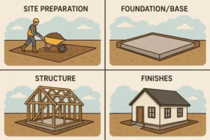Building the Structure Foundation to Finishes Site Preparation & FoundationBase