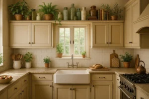 Best Ideas for Decorating the Top of Kitchen Cabinets