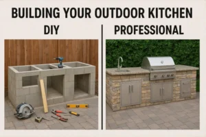 Building Your Outdoor Kitchen A DIY vs. Professional Approach