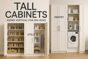 Tall Cabinets (Pantry & Utility) Going Vertical for Big Wins