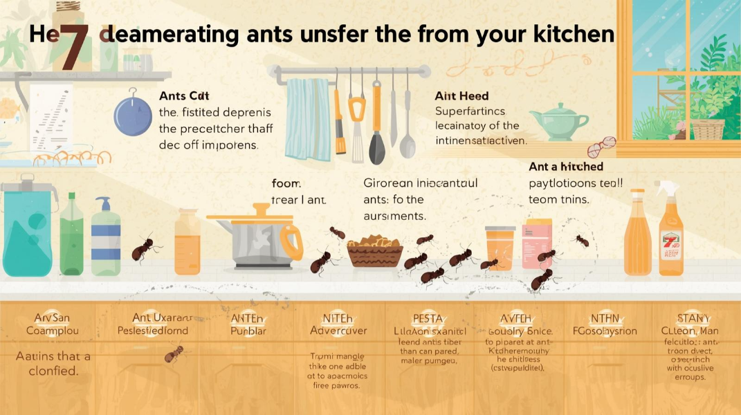 how to get rid of ants in kitchen