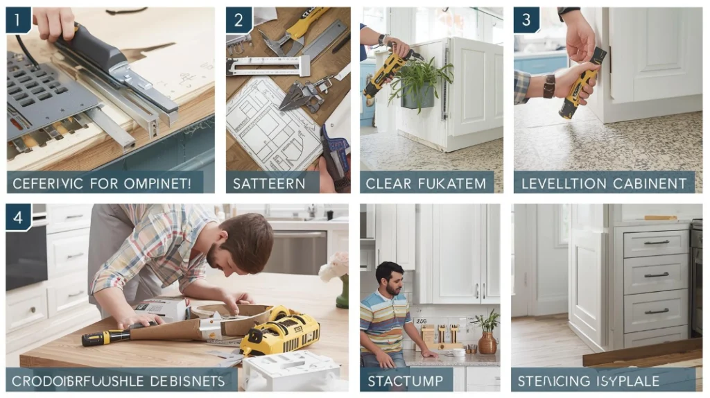 how to install kitchen cabinets