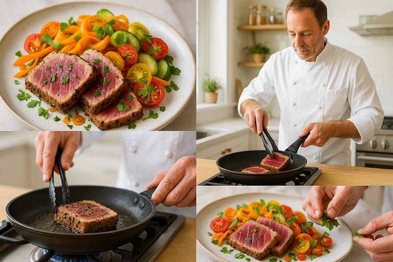 how to cook ahi tuna