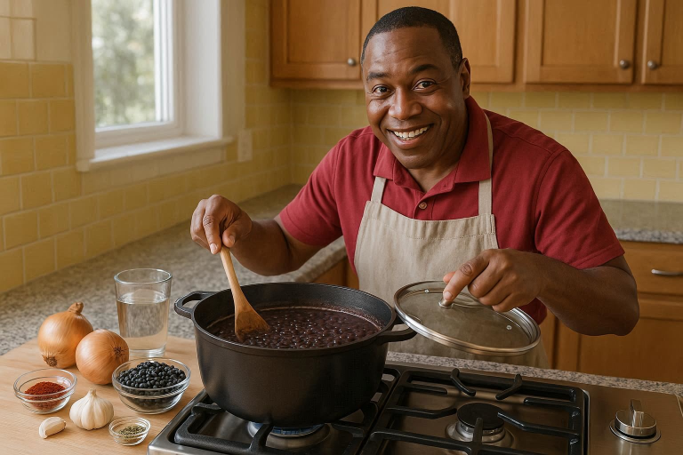 how to cook black beans
