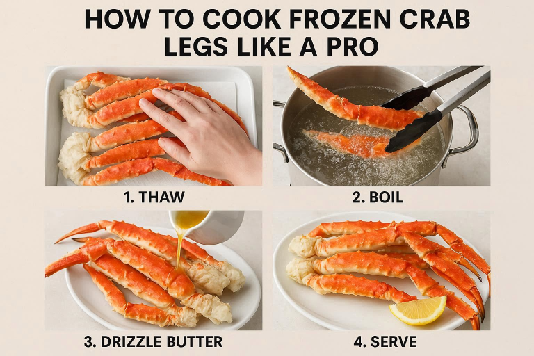 how to cook frozen crab legs