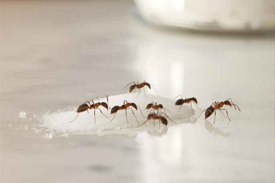 how to get rid of sugar ants in kitchen