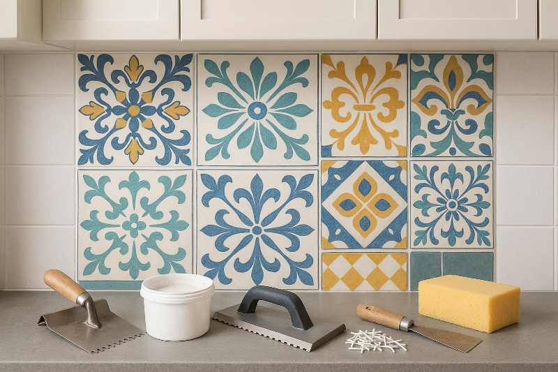 how to tile a kitchen backsplash