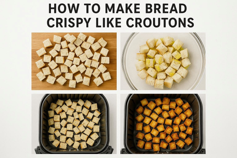 How to Make Bread Crispy Like Croutons in an Air Fryer