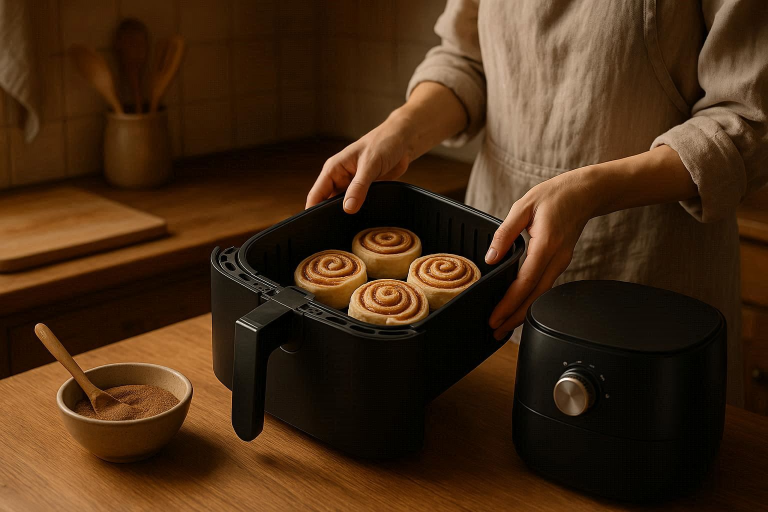 can you make cinnamon rolls in the air fryer