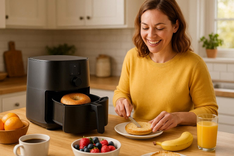can you toast a bagel in an air fryer