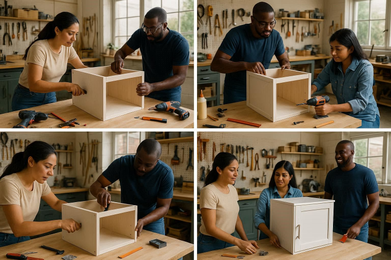 how to build kitchen cabinets