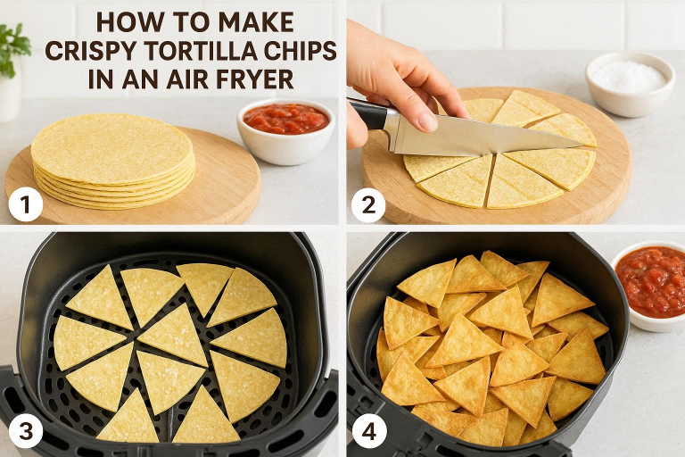 how to make tortilla chips in air fryer