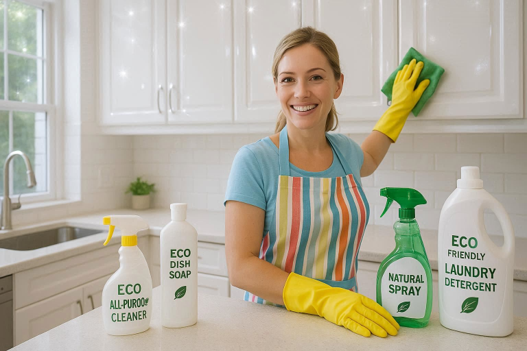 what to clean kitchen cabinets with