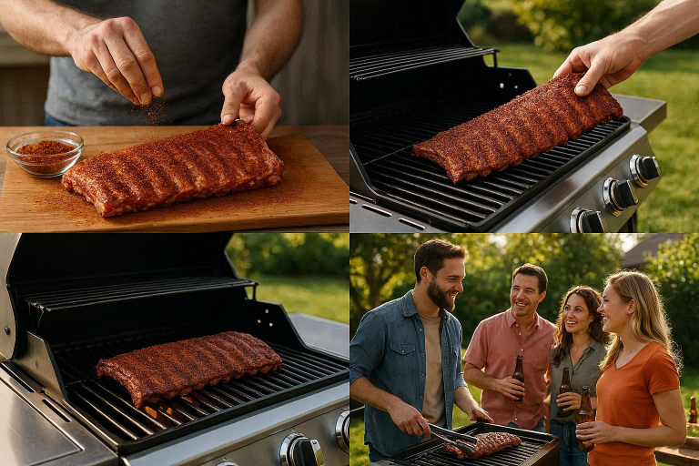 how to bbq ribs on gas grill