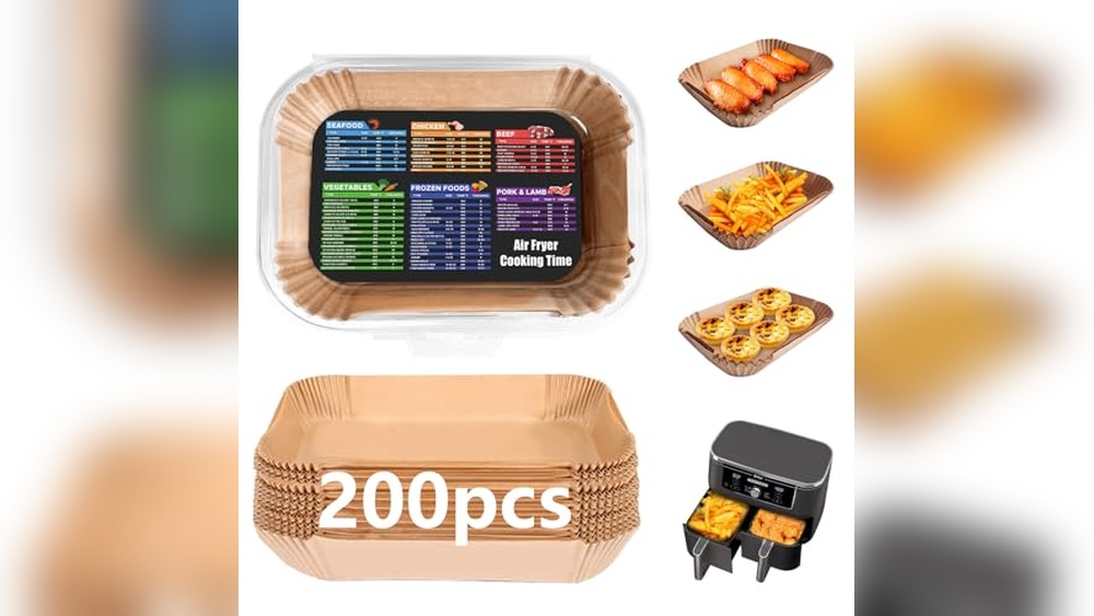 200PCS Air Fryer Liners for Ninja