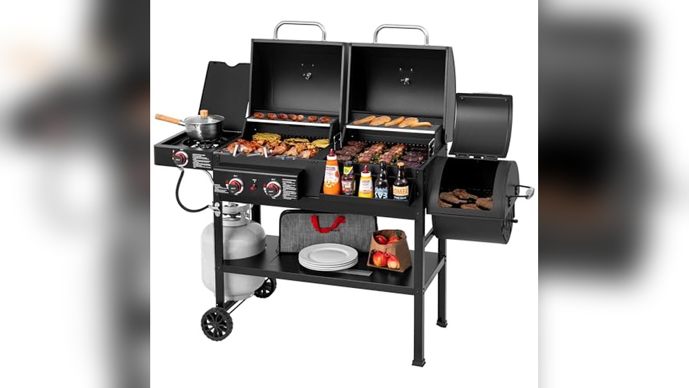 best gas and charcoal combo grills