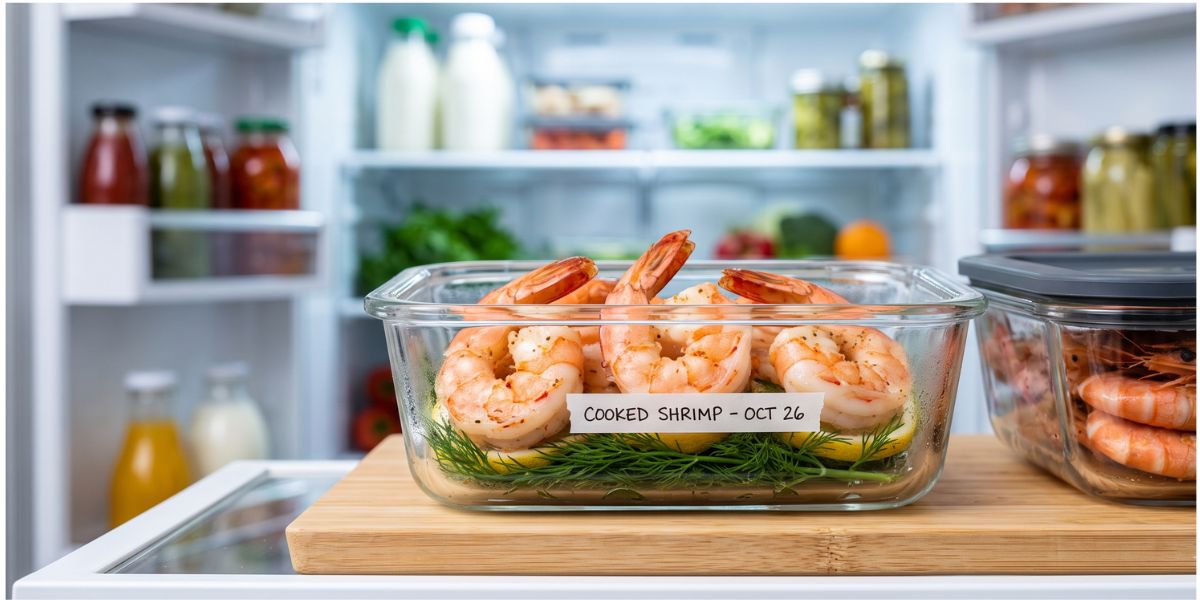 how long can cooked shrimp stay in the fridge
