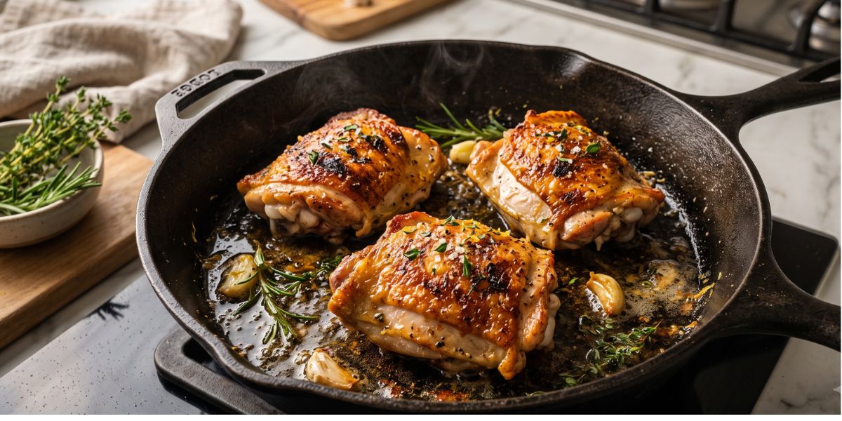 how long to cook chicken thighs on stove